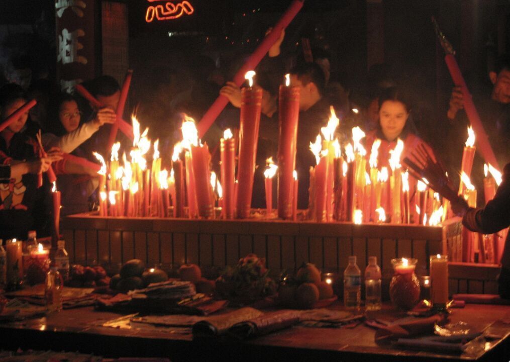 The Chinese used fireworks in spiritual ceremonies